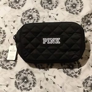 NWT PINK black Fanny Pack